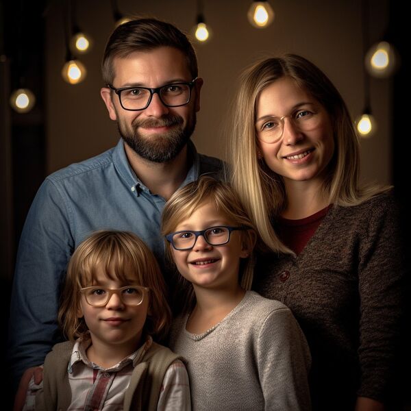family portrait, shot with ...