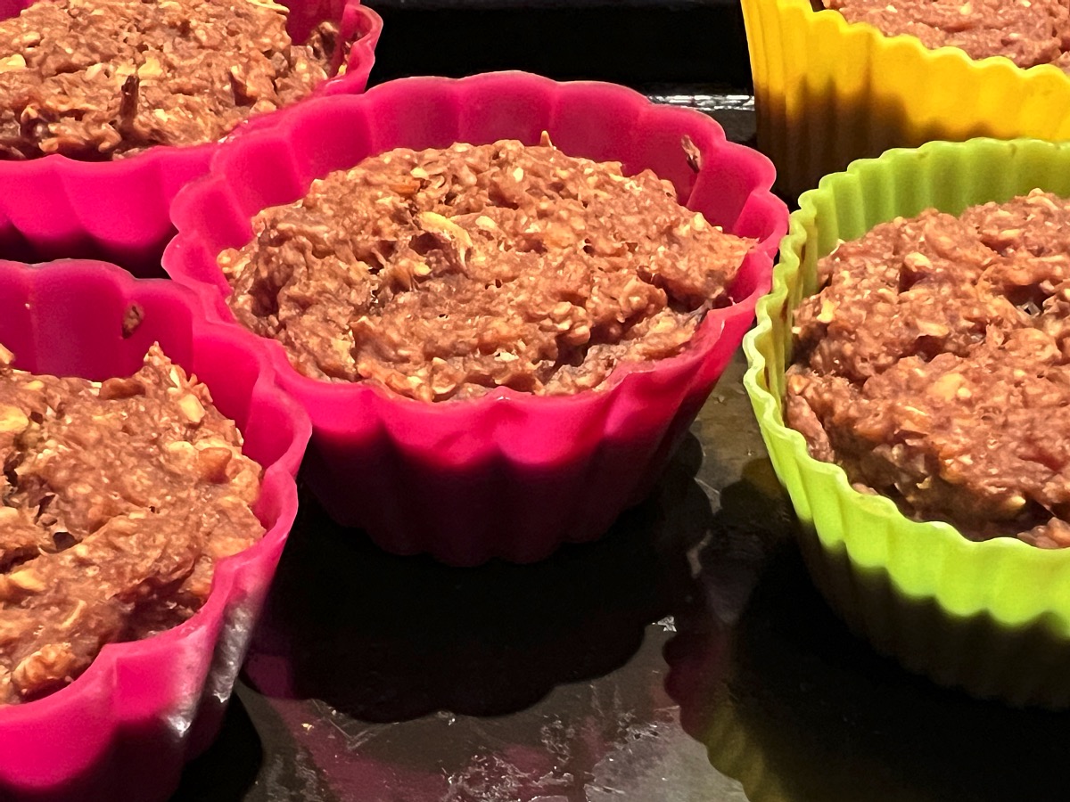 Zabpelyhes csokis muffin